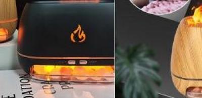 Æterisk olie diffuser med flamme 
