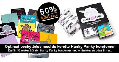 30 Hanky Panky kondomer med overraskelse