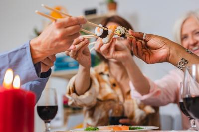 56 stk. sushi ud-af-huset