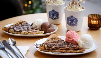 Hjemmelavet Crêpe + Valgfri Varm Drik @ Peter Beier Chokolade