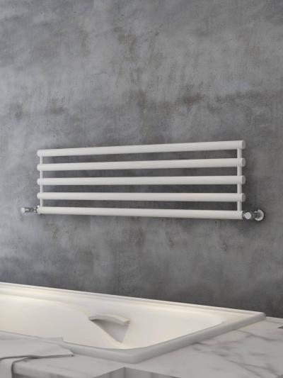 Paris håndklædetørrer 1200x340 hvid