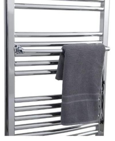 Håndklædestang krom oval