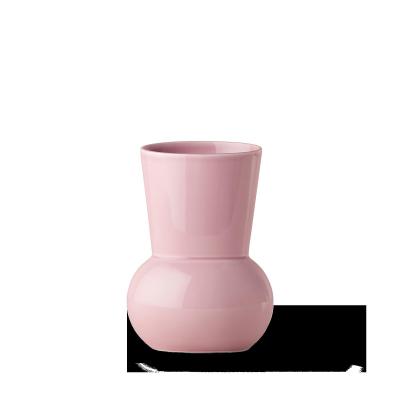 Oval Vase Wide no. 66 - Rose pink