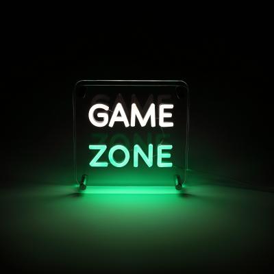 Lightish Game Zone Led Neon Box Bordlampe
