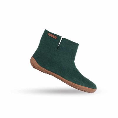Uldstøvle (100% ren uld) Model Grøn m/gummisål - Dansk Design fra SHUS - 41