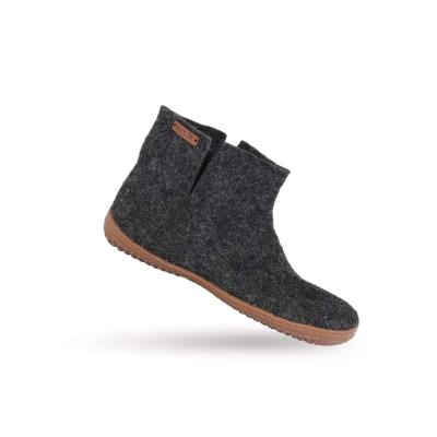 Uldstøvle (100% ren uld) - Model koks m/Gummisål - Dansk Design fra SHUS - 42