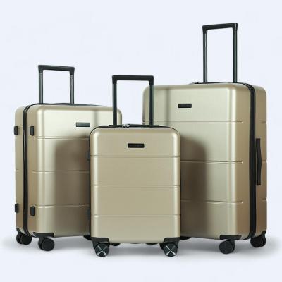 Journeylife Explorer kuffertsæt (3 størrelser) - Champagne