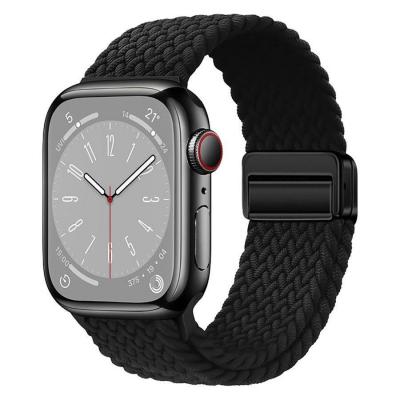 Lippa Apple Watch Nylon Rem inkl. Magnetisk Lås 38/40/41 mm, Sort