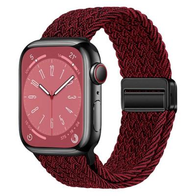 Lippa Apple Watch Nylon Rem inkl. Magnetisk Lås 38/40/41 mm, Rød