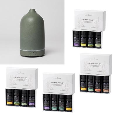 Aromapakke (Diffuser i Charcoal + 4 stk. oliesæt)