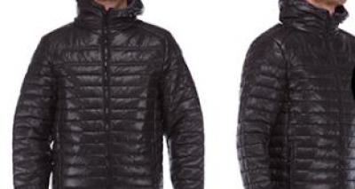 Trendy sort dunjakke