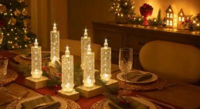 Skab en luksuriøs og hyggelig stemning med flammeløse LED-krystallys