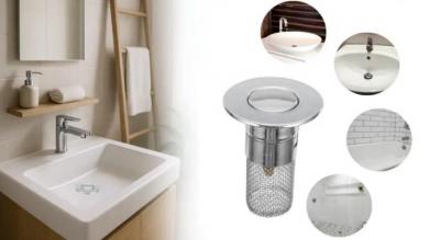 Vaskprop med si - smart afløbsfilter, der nemt forhindrer tilstopninger