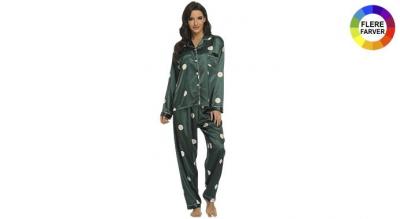 Pyjamas med silkefornemmelse