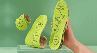 3 par akupressurindlægssåler, der er åndbare og lugtneutraliserende