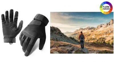 Slidstærke og militærinspirerede handsker, der beskytter hænderne under gåture, cykelture og friluftsliv.