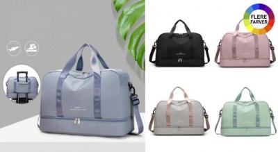 Rummelig og let taske med adskillelse af vådt og tørt - perfekt til fitness, rejser og hverdagen