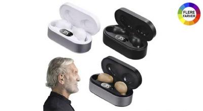 Højtydende genopladelige in-ear høreapparater