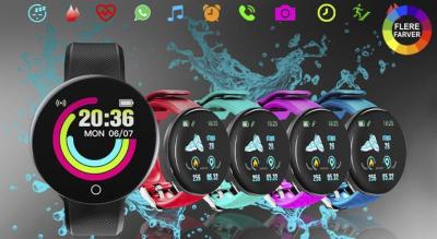 12-i-1 touchscreen smartwatch - aktivitetsmåler med pulsmåler