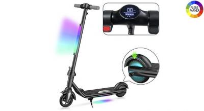 Farverig og sikker - Det bedste el-løbehjul til børn - 80W motor