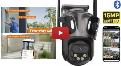 Ultimativ 4K-sikkerhed: Dual-lens AI-detekteringskamera