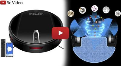2026 TOP MODERNE: Intelligent Robotstøvsuger der både Støvsuger og Vasker gulvet.