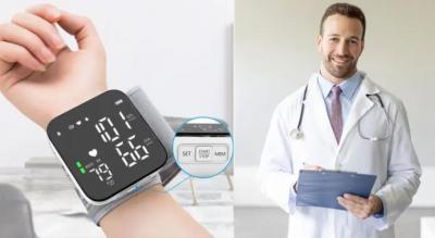 Fuldautomatisk blodtryksmåler med klar LCD-skærm for nem aflæsning af resultater derhjemme