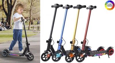Slip sjov og eventyr løs med vores foldbare elektriske scootere til børn og teenagere