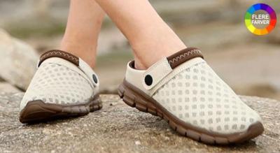 Åndbare mesh sandaler med stødabsorberende sål