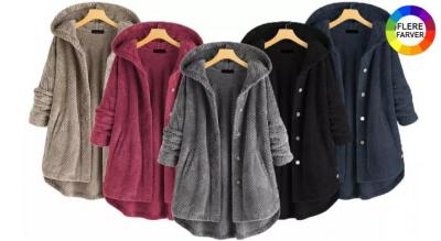 Stilfuld og afslappet vinterjakke med hætte