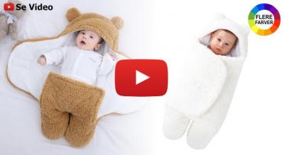 Babytæppe/sovepose i naturligt imiteret kashmir