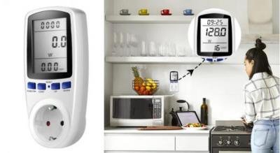 Praktisk digital energimåler - hold styr på elforbruget og spar penge