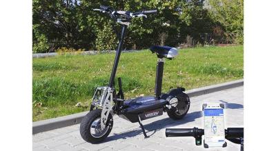 Smart el-løbehjul med mobilholder - kom hurtigt og sikkert frem - 800W motor