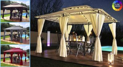 LED luksuspavillon i elegant design - perfekt til sommerfesten i haven