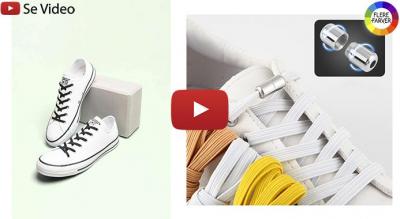 Smarte snørebånd der ikke skal bindes - nemt og effektivt