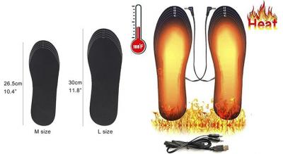 Opvarmende indlægssåler med USB - giver varme til din fødder