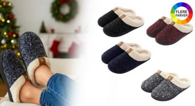 Komfortable og stabile hjemmesko med memory foam til ømme og trætte fødder