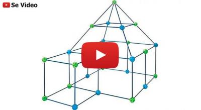 Sjov byg-selv hule til børn - lad fantasien og legen få frit løb