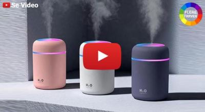 Bærbar H2O luftfugter - Lindrer tør hud