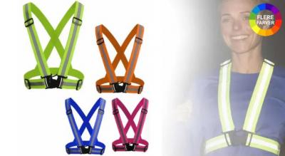 Bliv synlig og sikker i mørket med en reflekterende vest med justerbare stropper