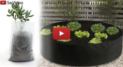 Planteposer og beplantningsbed i ikke-vævet stof