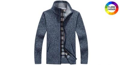 Komfortabel og varm cardigan til mænd