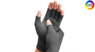 Bløde og korte fingerhandsker i bomuldsblanding