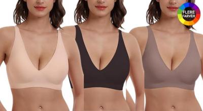Sømløs push-up BH - vælg mellem 6 farver