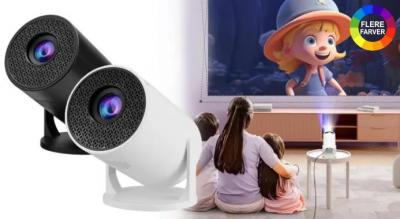 Mini projektor, der er perfekt til filmaftener, spil eller præsentationer - hvor som helst og når som helst