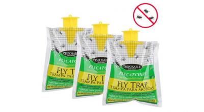 Fluefælder hængende engangspose flerpak