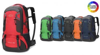 Alsidig og vandafvisende rygsæk med god bærekomfort. Rummer 60 liter.
