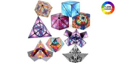 Kreative magnetiske rubiksterninger til børn