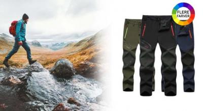 Vandtætte udendørs bukser til mænd - perfekt til camping, vandreture og fiskeri