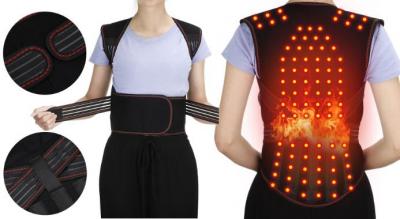 Selvopvarmende støttebælte til ryggen